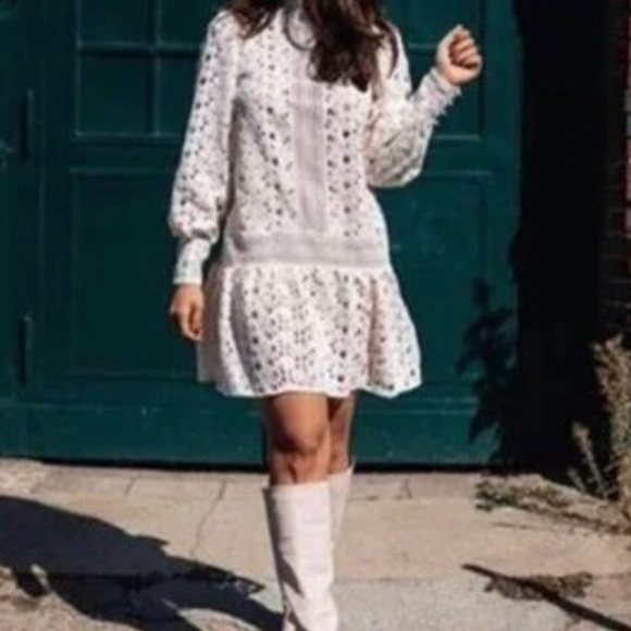 H&M Bloggers Favourite Stunning Lace Dress NWOT - Picture 2 of 16